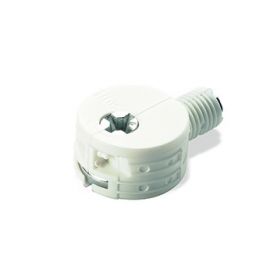 Quickloc 20mm Flanged One-piece Connector White