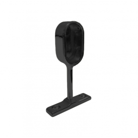 Wardrobe Rail End Pillar Matt Black