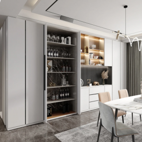 Set P700 Hideaway Folding Door System Right-hand