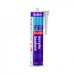 SabreSeal FRA Fire-Rated Acrylic Sealant 300ml Cartridge - Box of 25