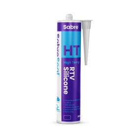 Sabre Seal HT High Temperature Silicone Grey 300ml Cartridge - Box of 25