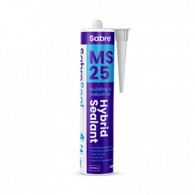 SabreSeal MS25 Building & Industrial Hybrid Sealant Grey 300ml Cartridge - Box of 25