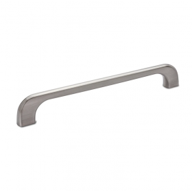 305 Brushed Nickel Finish Square Kitchen Handle in 160mm centers